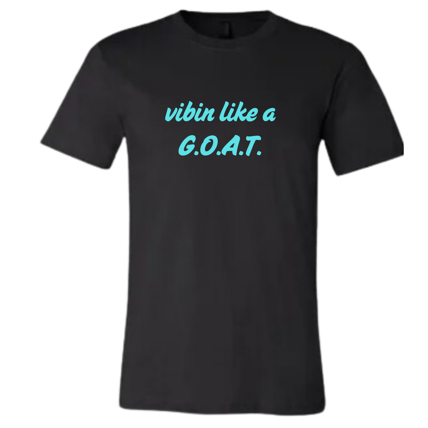 GOATEDDUDE - Vibin - Youth Tee - Black - cotton/poly - GOATEDDUDE LLC