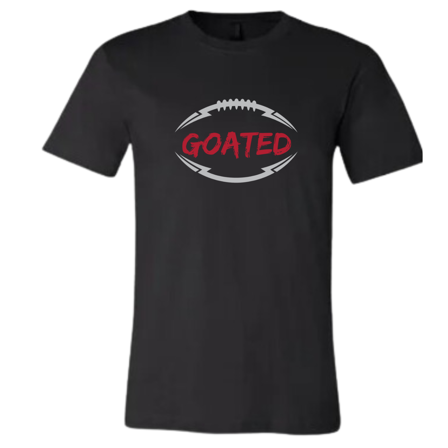 GOATEDDUDE - GOATED Football - Youth Tee - Black - cotton/poly - GOATEDDUDE LLC