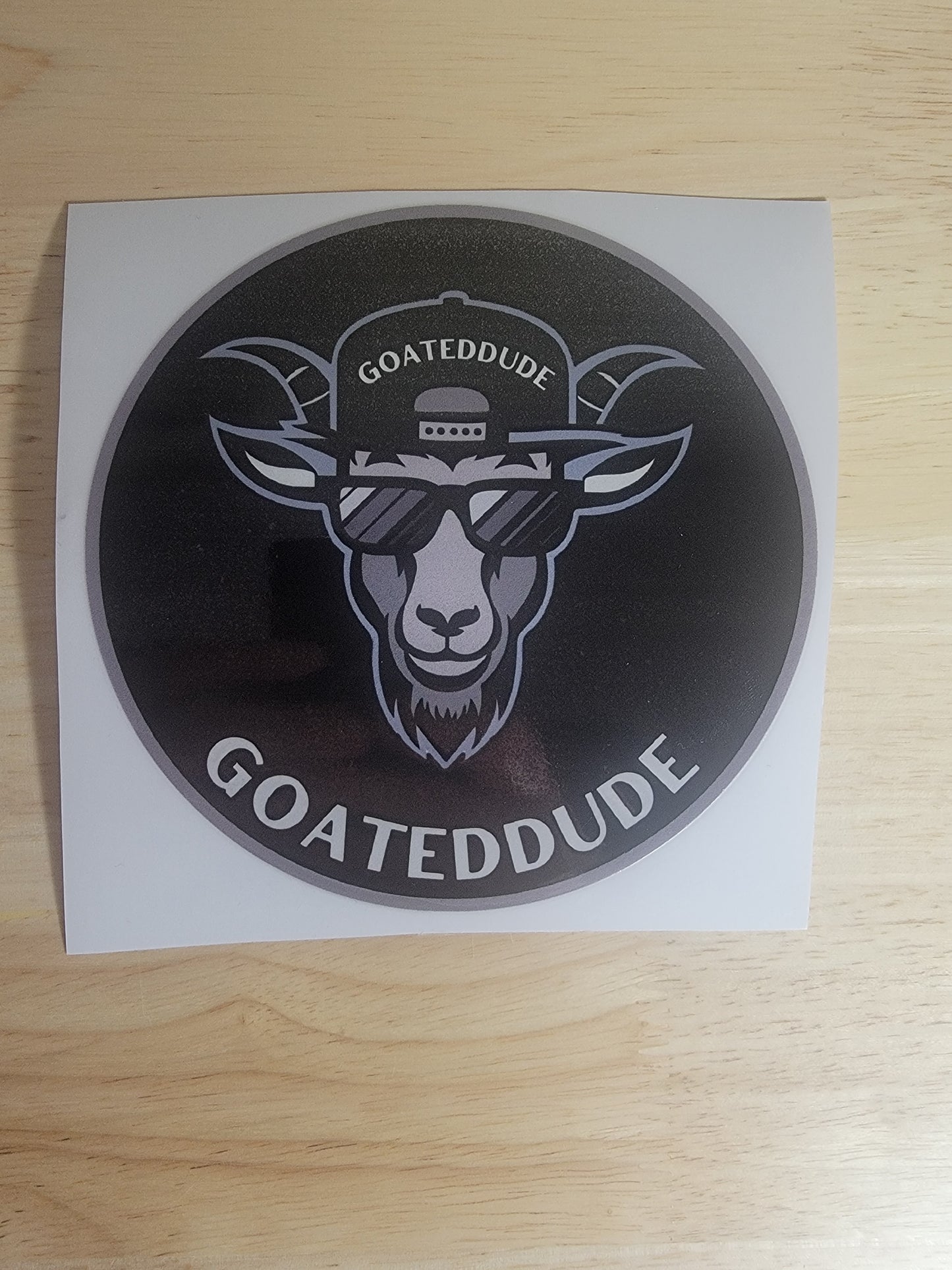 GOATEDDUDE - 5" EMBLEM decal - car/truck/suv