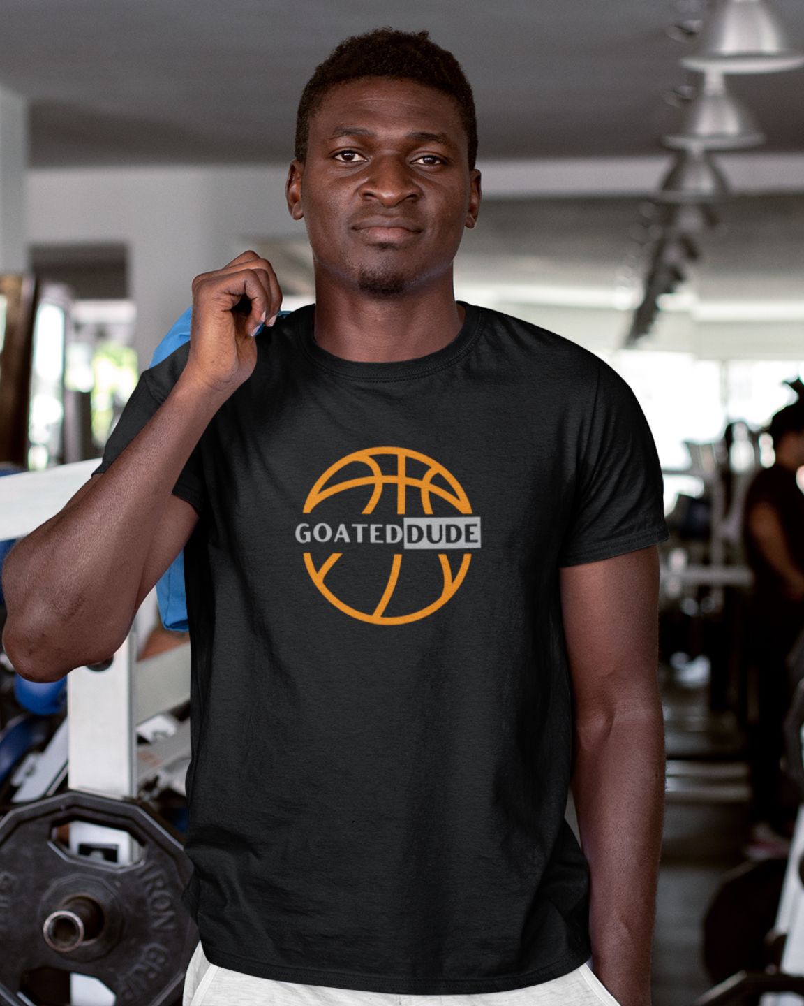 GOATEDDUDE - SHOT CALLER Basketball - Adult Tee - Black - cotton/poly - GOATEDDUDE LLC
