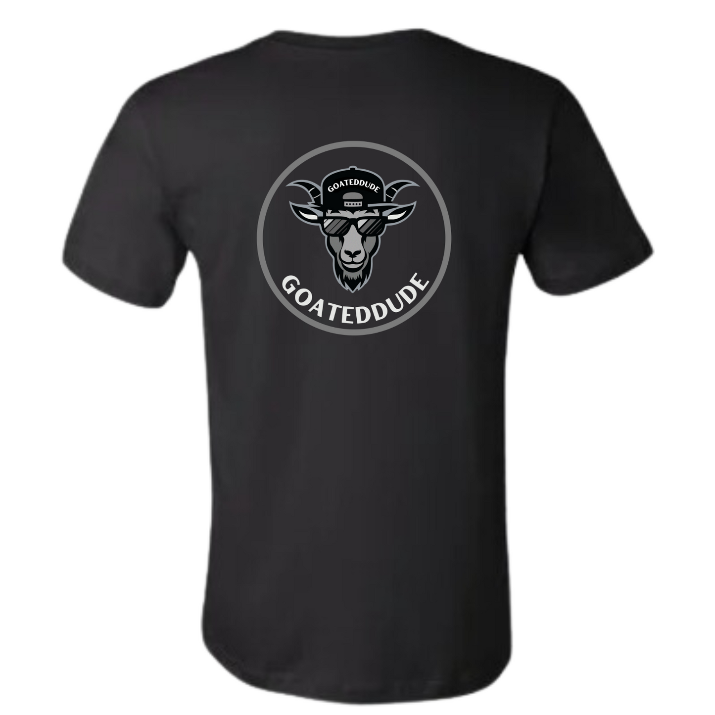 GOATEDDUDE - GOATED LIFE - Adult Motivational Tee - Black - cotton/poly - GOATEDDUDE LLC
