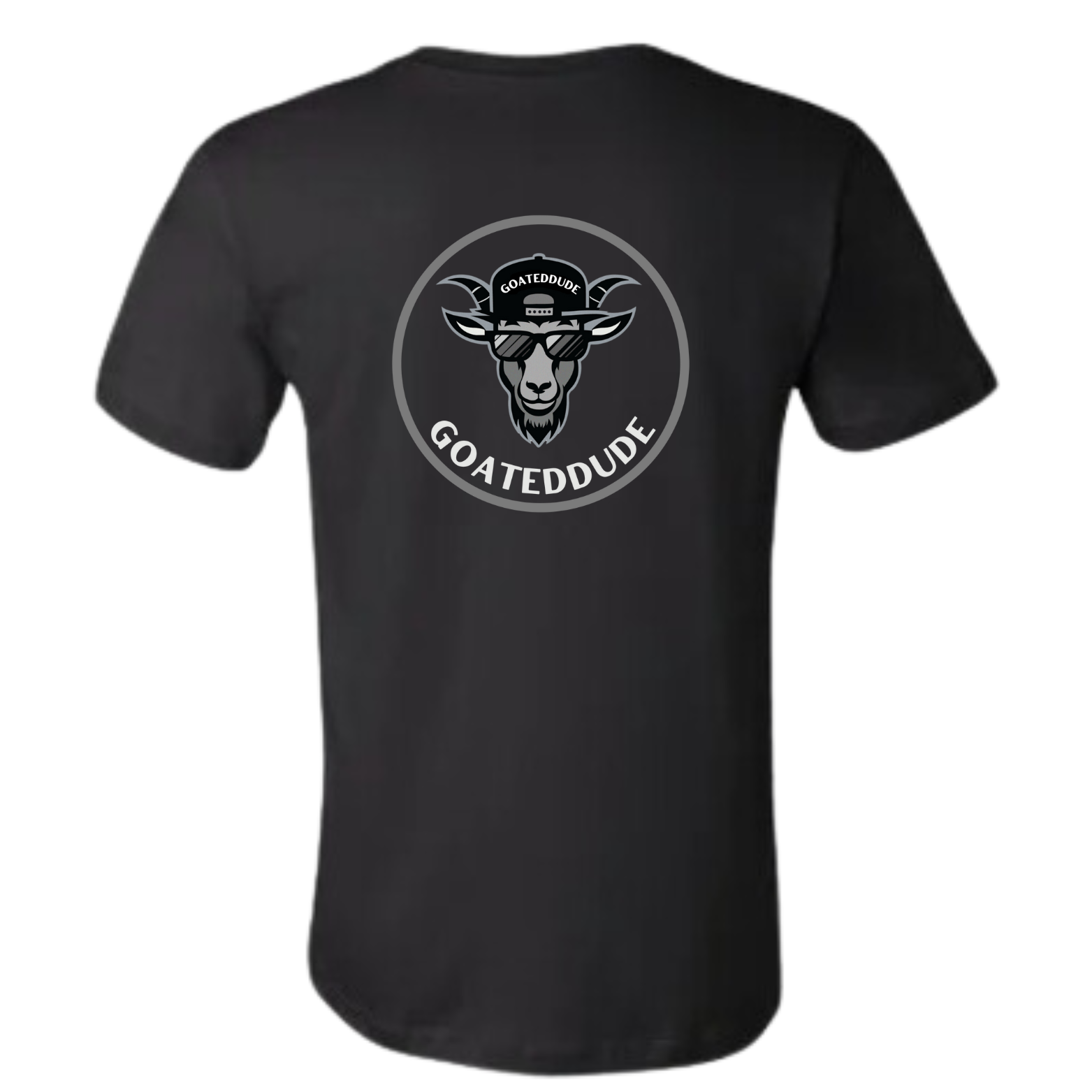GOATEDDUDE - GOATED LIFE - Adult Motivational Tee - Black - cotton/poly - GOATEDDUDE LLC