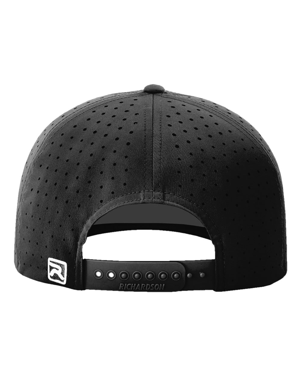 GOATEDDUDE Left Panel Logo Black Performance Snapback Hat