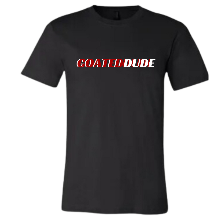 GOATEDDUDE Black Adult GOATED MINDSET Motivational Tee - GOATEDDUDE LLC