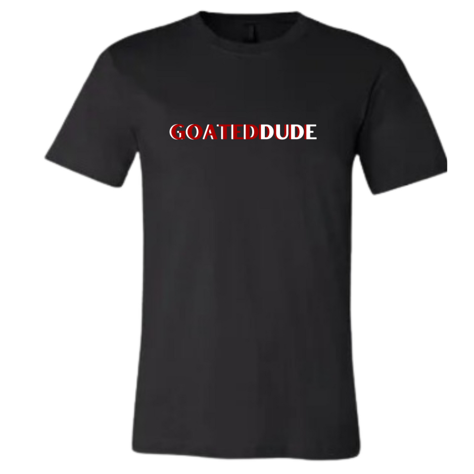 GOATEDDUDE Black Adult MY THERAPY Motivational Tee