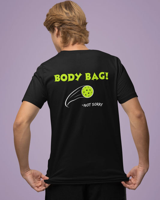 GOATEDDUDE - Body Bag - Adult Pickleball - Black - cotton/poly