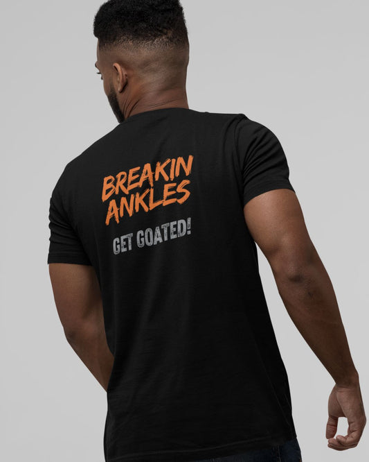 GOATEDDUDE - Breakin Ankles - Adult Tee - Black - cotton/poly