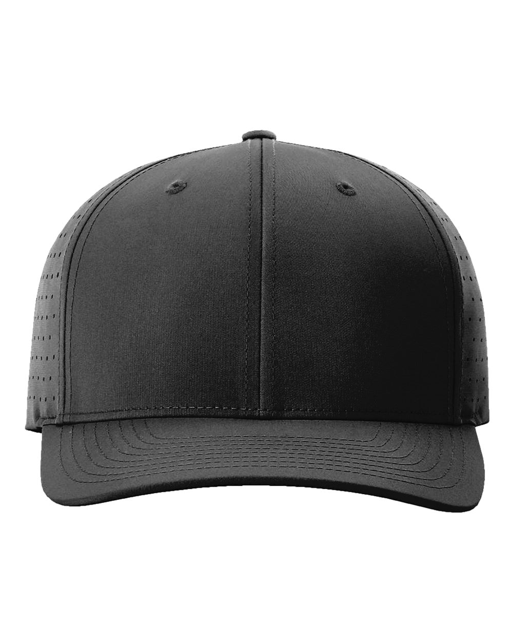 GOATEDDUDE Left Panel Logo Black Performance Snapback Hat