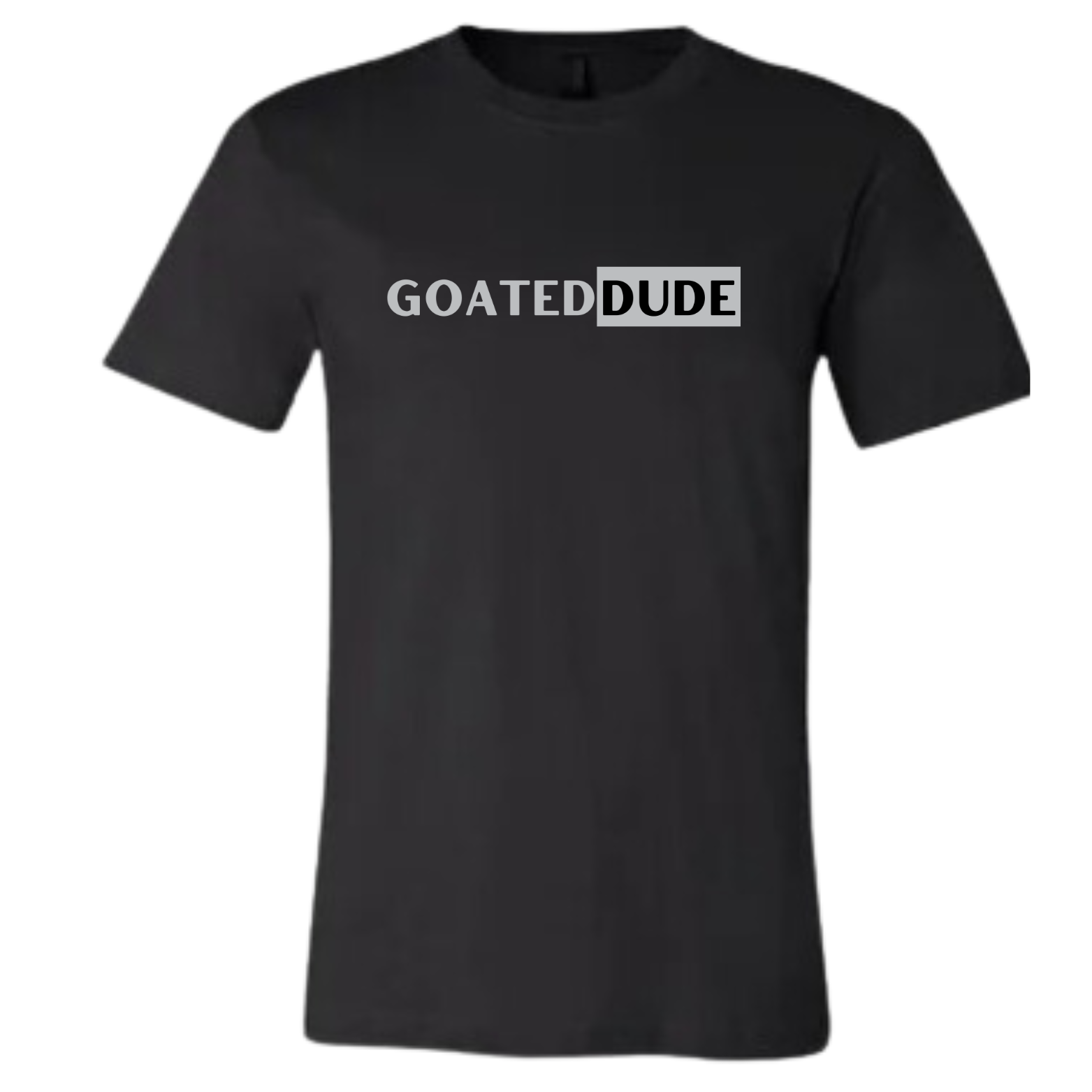 GOATEDDUDE - IDENTITY - Adult Motivational Tee - Black - cotton/poly - GOATEDDUDE LLC