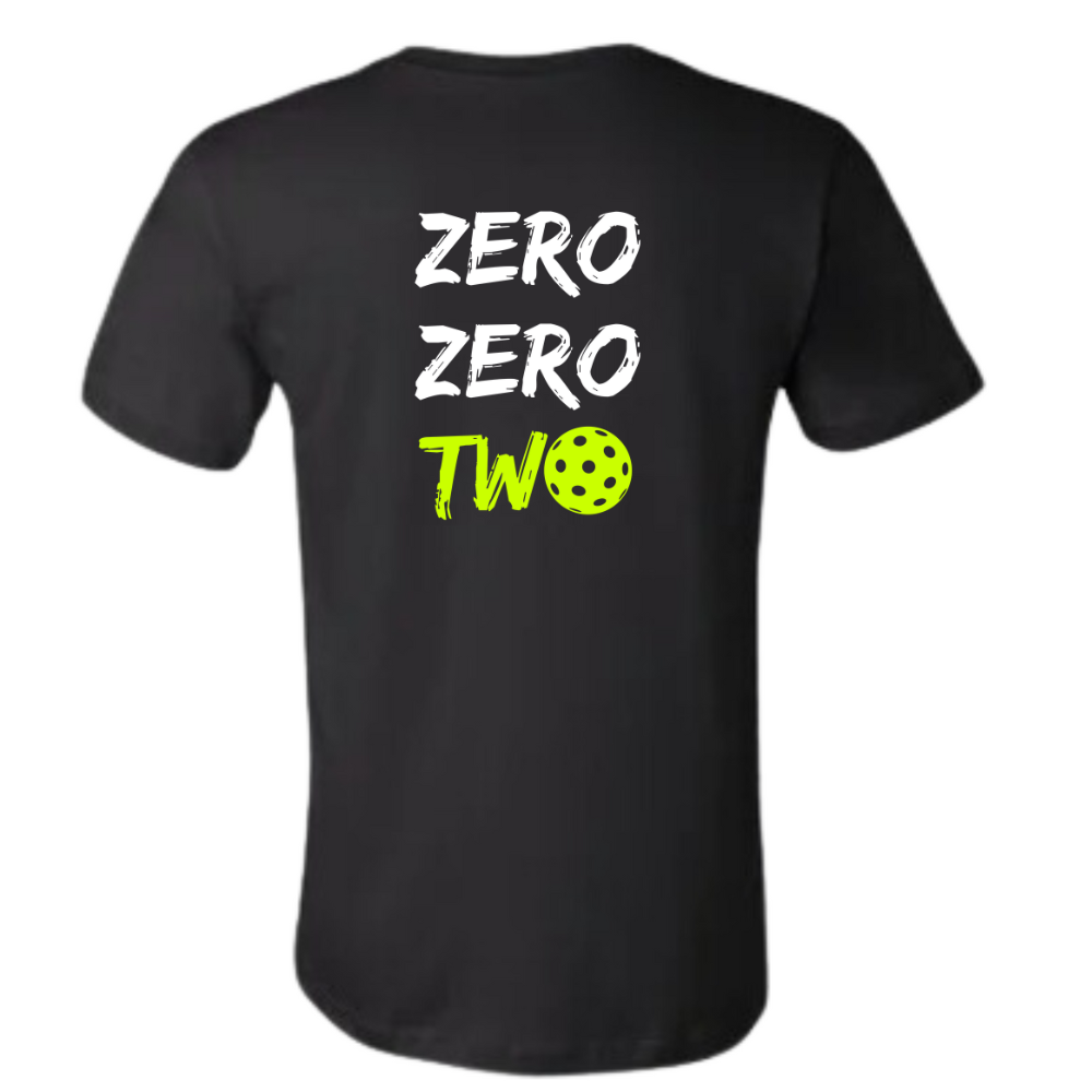 GOATEDDUDE - ZERO-ZERO-TWO - Adult Pickleball - Black - cotton/poly